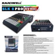 Audio Mixer 8 Channel HARDWELL SLK-8 - USB Soundcard Recording -