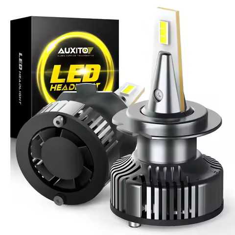 2Pcs AUXITO Y13 H7 LED 6500K White 16000LM 80W Canbus Turbo LED H4 H8 H11 9005 9006 9012 HIR2 H13 HB