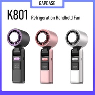 K801 Portable refrigeration handheld USB fan | M11 rechargeable Handheld Fan | LED Display |