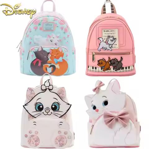 New Loungefly Disney The Aristocats Sleeping Marie Toulouse Berlioz Mini Backpack Student Bag Girl G