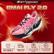 BMAI Shoes | BMAI FLY 2 Full Carbon Running Shoes - Pink - Genuine Product - Full carbon Shoes, Ligh