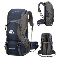 Beg Belakang 50L Hiking Backpack Waterproof Camping Backpack Travel Bag Pack , Travel Backpack Hikin