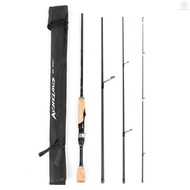 Straw Travel Spinning Fishing Rod 6.8 FT Straw Carbo