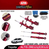 APM Performax Toyota Corolla Altis ZZE121/ZZE122 (01'-07') Front/Rear Gas Absorber W/DENCO Complete 