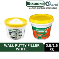 Wessbond Putty Filler White 0.5/1.5 Kg