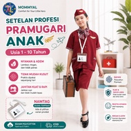 CHILDREN'S FLIGHT ATTENDANT CLOTHES 4-10 YEARS OLD/ PROFESSIONAL CLOTHES/ CARNIVAL CLOTHESPRARMUGARI