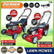 OGAWA Hand Push Lawn Mower 18 Inch B&amp;S Petrol Engine / Push Mower With Basket / Grass Trimmer / Mesin Rumput Tolak