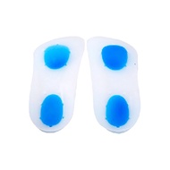 Shoe Club Silicone Shock-Absorbing Cropped Insole Pad 1 Pair 906-C59 Men/Women