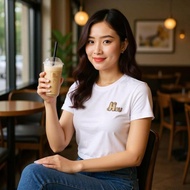 Baby tee shirt, baby tee shirt with medium form printed on the chest, super hot to wear with outfits