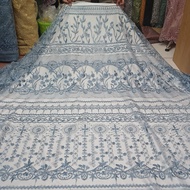  Sapto Embroidered Tulle Fabric | Luxury Embroidered Fabric | Antique Motif | Metered Fabric