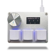 SayoDevice Rapid Trigger Magnetic Switches RGB Music Game Keyboard Volume Knob For O3C DJMAX SDVX Ge