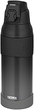 Thermos FJR-1001 BK-G Vacuum Insulated Sports Bottle, 0.3 gal (1 L), Black Gradient, For Cold Retent