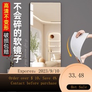 NEW Acrylic Soft Mirror Wall Self-Adhesive Full-Length Mirror Home Dormitory HD Mirror Sticker Wall Sticker Mirror ORU