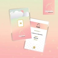 UNICOIN GOLDBAR BAWAH 1 GRAM (EMAS BAJET MINI PAPADOM)