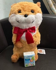 全新 有牌 amuse 動物 水瀨 水獺 公仔 毛公仔