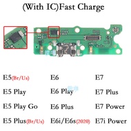 JDT Usb Dock Charger Connector for Motorola Moto E5 E6 E6i E6S E7 E7i Play Go Plus Power Charging Bo
