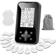 Unit TENS Stimulator Otot 36 Mod, Mesin TENS Dual Channel Boleh Dicas Semula untuk Melegakan Sakit, 