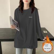 heattech woman thermal wear woman Baju kemeja t-shirt lengan panjang longgar leher wanita