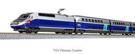八田元氣小棧:日版 收藏品 KATO  10-1529 TGV高速列車(10輛)開封/未使用