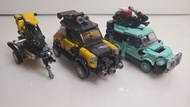 Lego Transformers MOC Mini Cooper and Landrover Defender 90 樂高變形金剛 MOC Mini Cooper & 吉普車