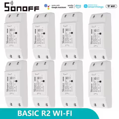 SONOFF BasicR2 Basicr4 Wifi Switch Smart Home Automation Module Wireless Relay DIY Timer Switch Via 