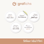 [54 pcs] Stiker Bulat Idul Fitri GISI06-10 by Grafichs