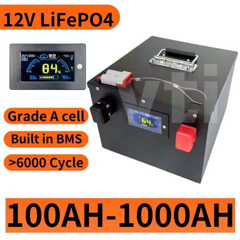 12V 100ah Lifepo4 Battery 12V 200Ah 250Ah 300Ah 350Ah 400Ah 500Ah 600Ah 800Ah Lifepo4 Battery for RV
