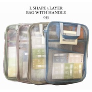 L SHAPE 3 LAYER BAG WITH HANDLE 033