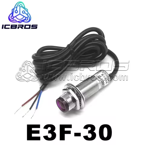 M18 Visible Light Laser TargeTing SenSor E3F-30C1-30L/30P1 Three Wire NPN Normally Open Distance 30 