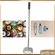 [PerfkMY] Metal Manual Trash Compactor Simple Design Hand Tool Bin Compactor for Waste Management