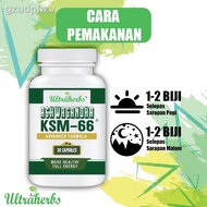【ready stock】☄Ksm 66 Ashwagandha Herbal Supplement for Better Overall Body Original Hq