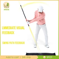 [Ihoce] Golf Swing Corrector Training Device Premium Material Portable for Golf Accessories Sport Sw