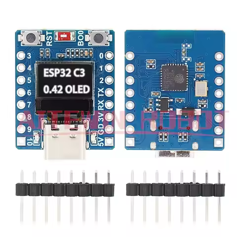 ESP32-C3 OLED development board 0.42 inch oled ceramic antenna ESP32 supermini development board wif