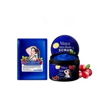 SET MAYA ALPHA ARBUTIN SOAP & SCRUB WHITENING VIRAL THAILAND