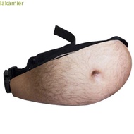 LAKAMMY Funny Pack,  Belly Creative Belt Bag, Pop Funny Storage Bag Men