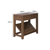 Stool สำหรับเปลี่ยนรองเท้า ทรงบาง ขนาดเล็ก ไม้ยางพารา สไตล์ Scandanavian ที่มีฟังก์ชันเก็บรองเท้า สำ