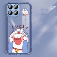 HONOR X7d 5G Honor 400 Smart 5G Lucky Cat Doraemon Casing Clear Candy Silicon Case Camera Protector 