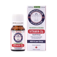 Bioamicus D3 D3+K2 Giúp Phát Triển Xương Răng Ở Trẻ Men 10 Chủng Hỗ Trợ Tiêu Hóa ( Chai 10.3ml ) - C