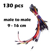 Arduino 130 pcs Jumper Cables Male to Male Wire Kit