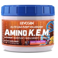 AminoKEM Passion Orange EAA & BCAA Powder | Premium Essential Amino Acid, Nitric Oxide, Betaine anhy