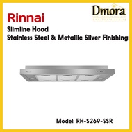 Rinnai RH-S269-SSR Slimline Hood Stainless Steel and Metallic Silver Finishing