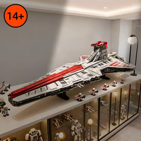 Creative Venator Class Republic Attack Cruiser 75367 5374PCS Home Decor Construction Bricks Model As