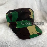 Malvinas camouflage commando style children's army cap - unisex kids' army camouflage commando cap