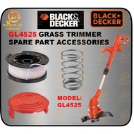 GL4525 BLACK AND DECKER GRASS TRIMMER SPARE PART, ACCESSORY STRING REFILL NYLON LINE COVER SPOOL CAP