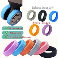LT103【Thicker version】Luggage Wheel Protection Cover, Silicone Trolley Case Silent Caster Cover, Universal Noise Reduction Wheel Cover, Suitable For Travel Suitcases, Stool Pulley