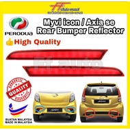 Perodua Axia SE / MyVI icon 1.3 / Alza 2018 Rear Bumper Reflector / Bumper Reflector - High & Good Q
