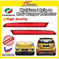 Perodua Axia SE / MyVI icon 1.3 / Alza 2018 Rear Bumper Reflector / Bumper Reflector - High &amp; Good Quality