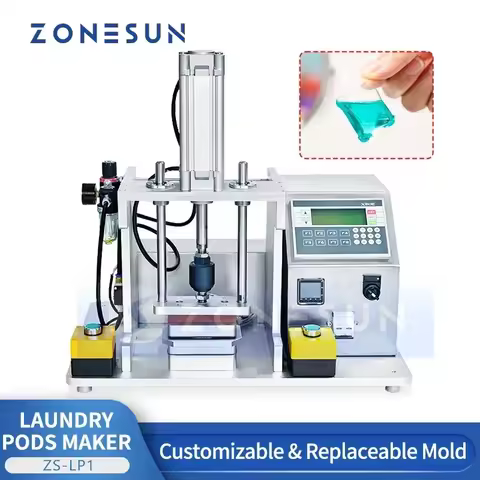ZONESUN Laundry Pods Sample Maker Sealing Machine Washing Pods Detergent Pods Washing Machine Pod Pa