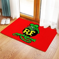 Fink Mouse RATFINK RF Rock Motorcycle Style Anti-slip Bedroom Room Floor Mat Door Mat Foot Mat