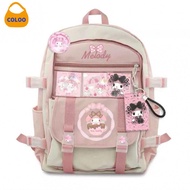 COLOO Cinnamoroll Kuromi Backpack My Melody Korean Style Children School Bag Kawaii School Bag Shoulder Bag Children